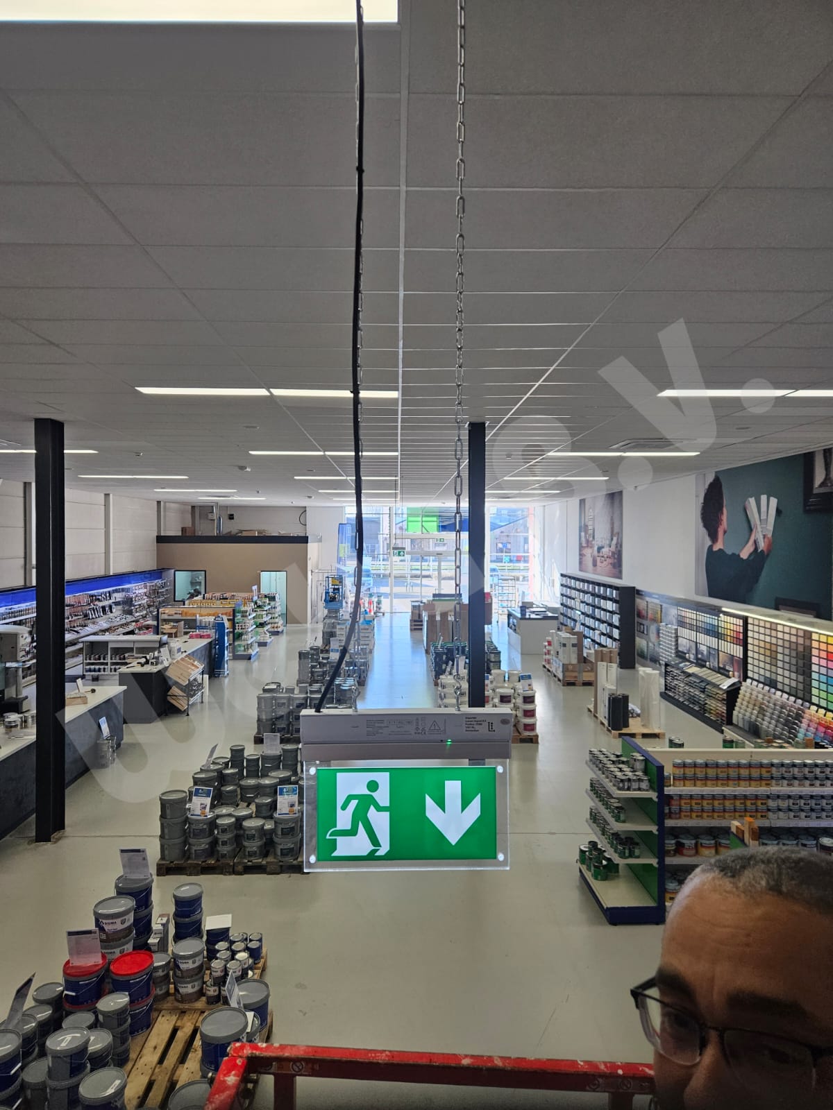 Noodverlichting de Verfzaak Deventer Veilig & Conform NEN-richtlijnen